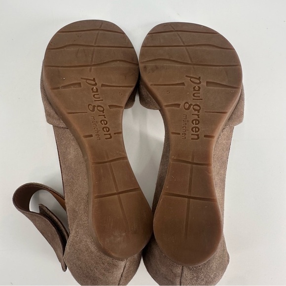 Paul Green Low Wedge Ankle Strap Sandals US 7.5 UK 5 - Picture 6 of 7